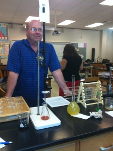 Paul with the REDOX titration